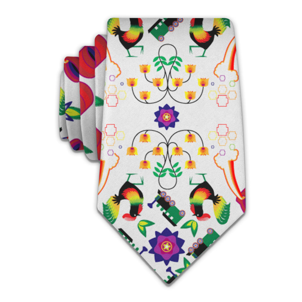 Globeville Folk Art Necktie - Knotty 2.75" -  - Knotty Tie Co.