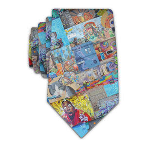 Lincoln Park Street Art Necktie - Knotty 2.75" -  - Knotty Tie Co.