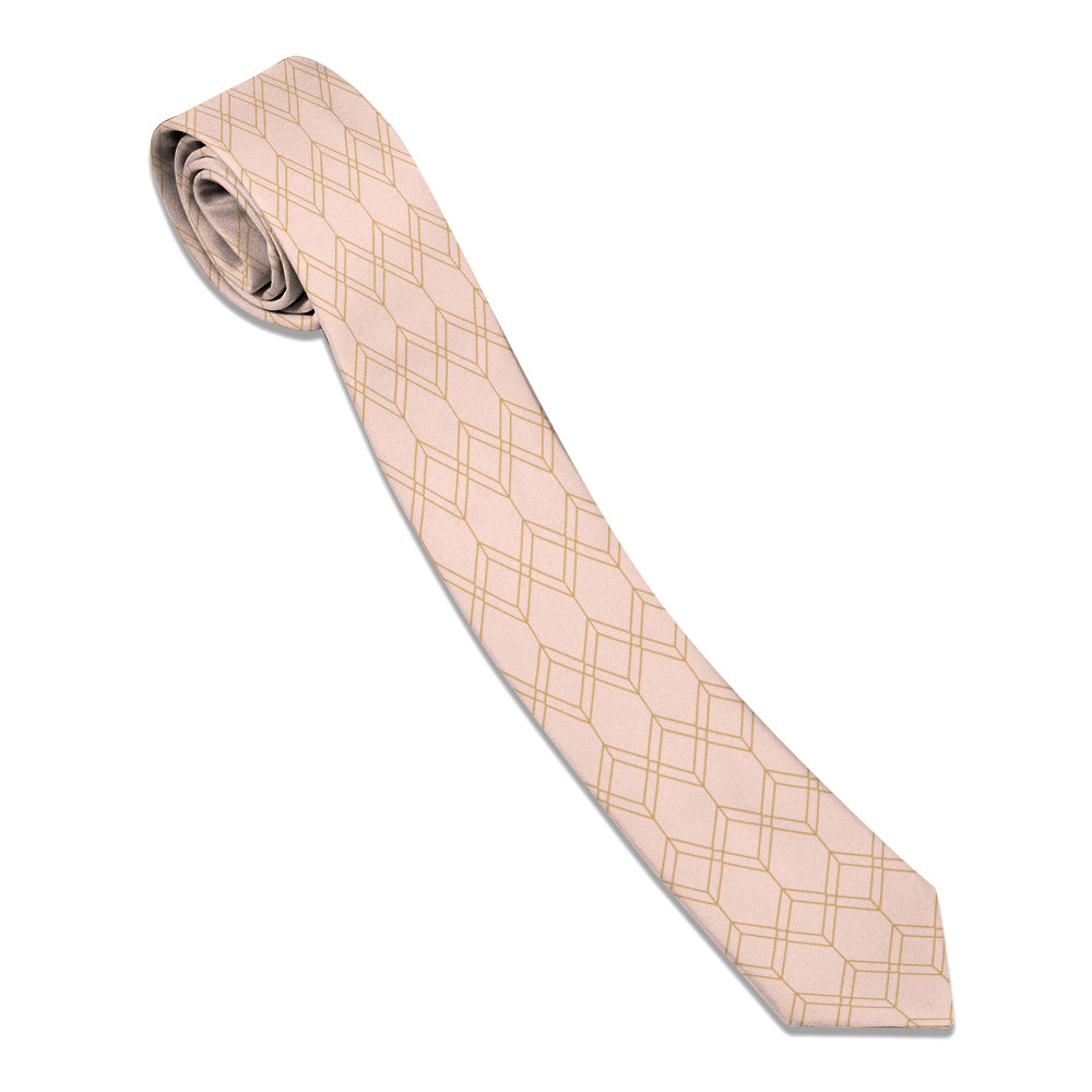 Arcadia Geometric Necktie -  -  - Knotty Tie Co.