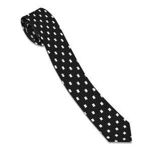 Calico Geometric Necktie -  -  - Knotty Tie Co.