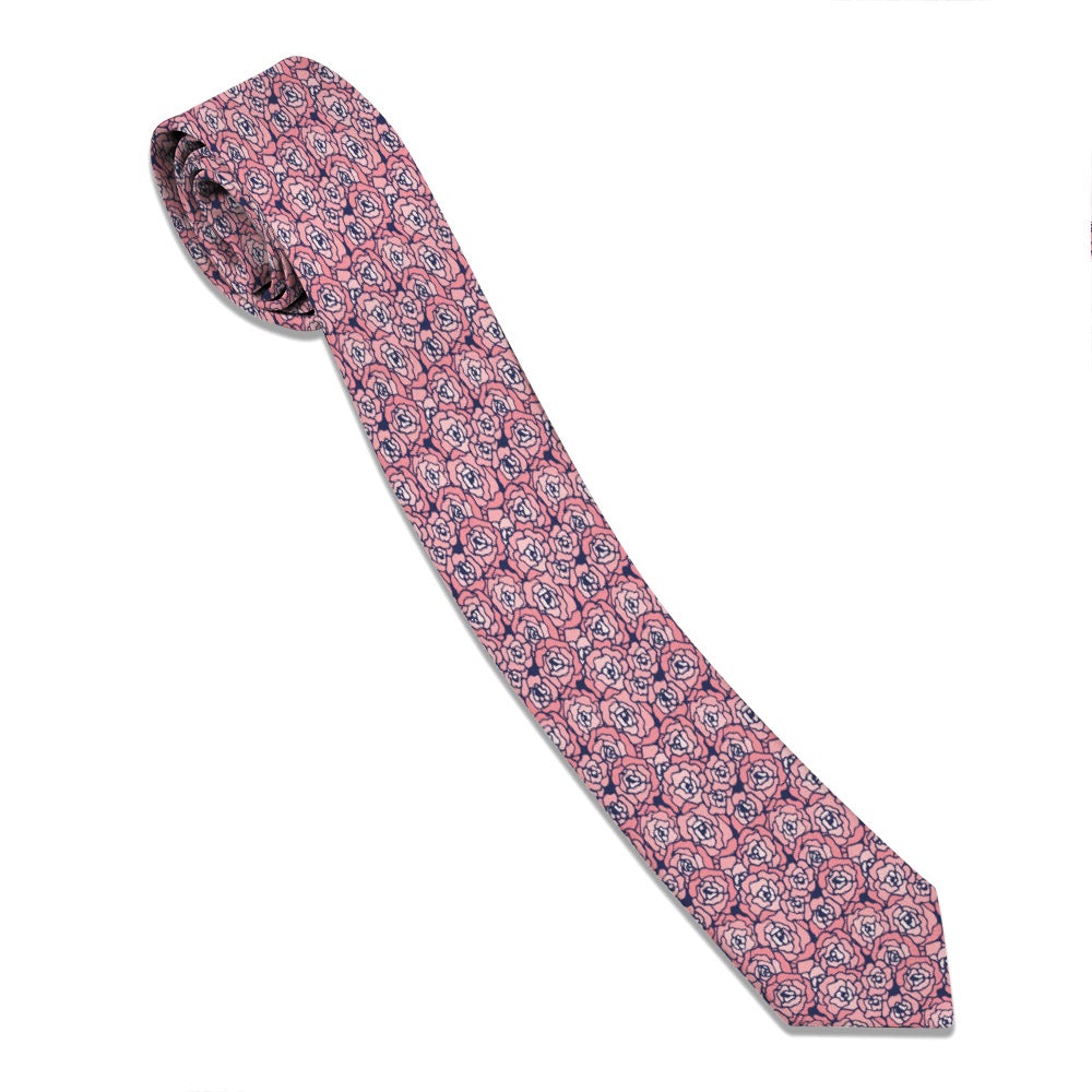 Carnation Mosaic Necktie -  -  - Knotty Tie Co.