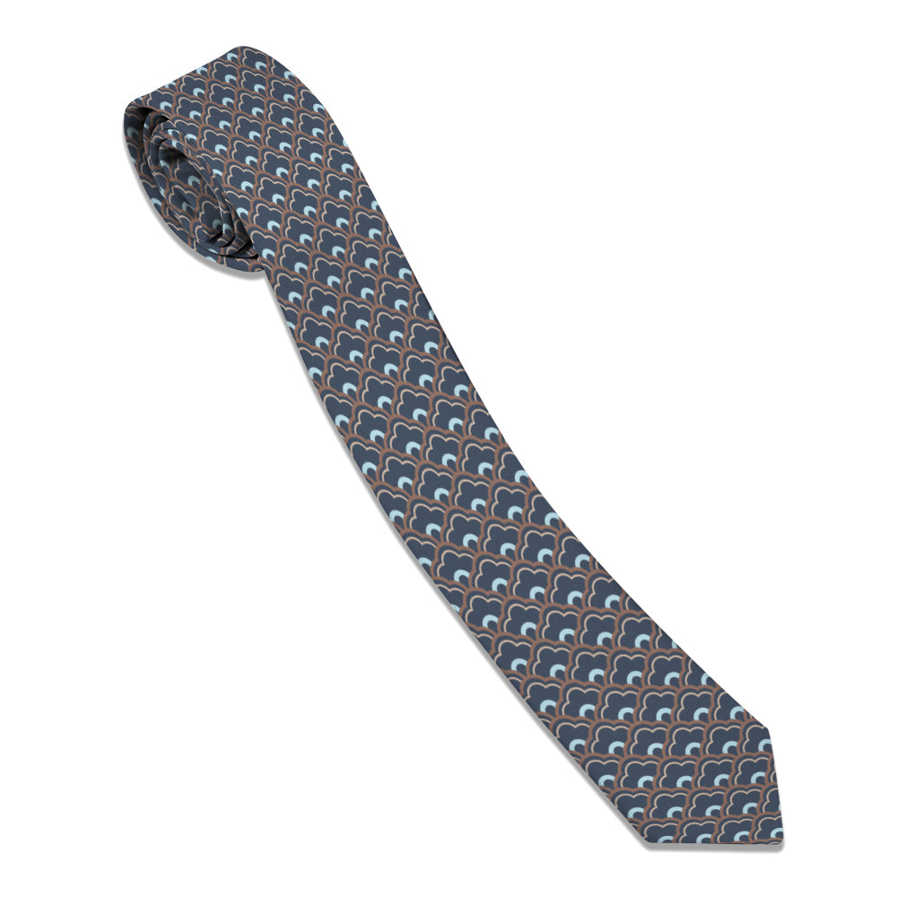 Clouds Geometric Necktie -  -  - Knotty Tie Co.