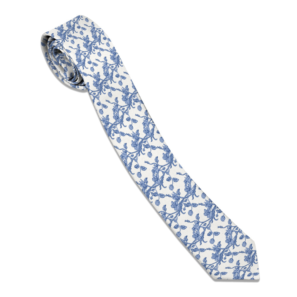 Floral Toile Necktie -  -  - Knotty Tie Co.