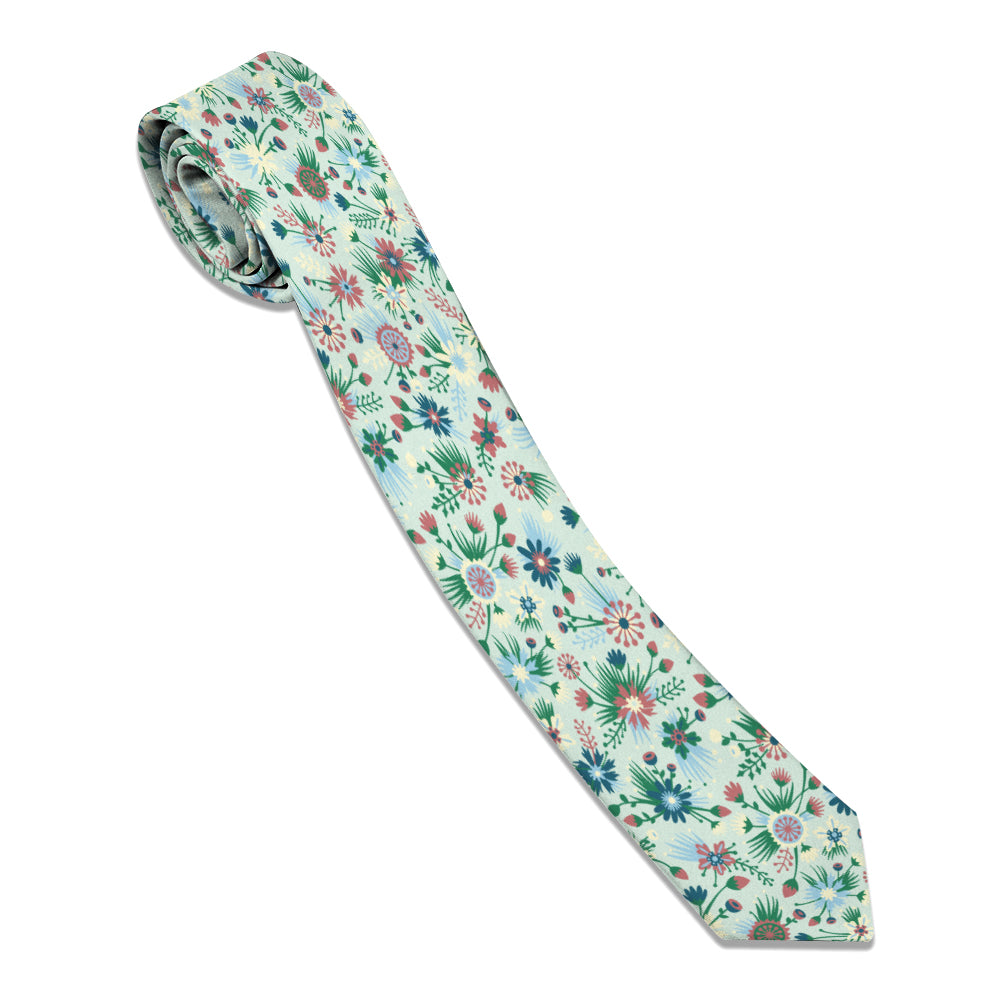 Freesia Floral Necktie -  -  - Knotty Tie Co.