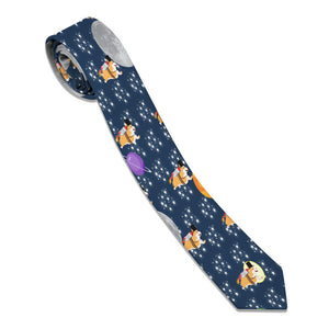 Galactic Corgi Necktie -  -  - Knotty Tie Co.