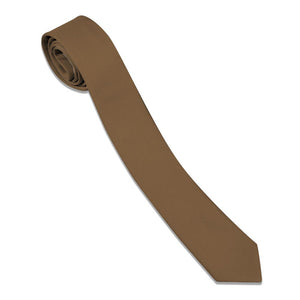 Solid KT Brown Necktie -  -  - Knotty Tie Co.
