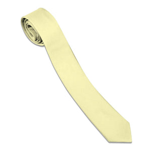 Solid KT Light Yellow Necktie -  -  - Knotty Tie Co.