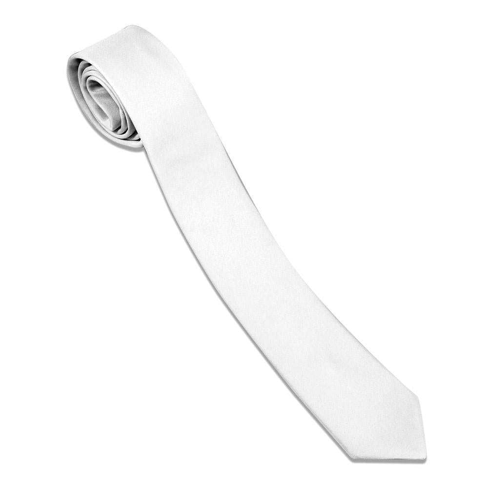 Solid KT White Necktie -  -  - Knotty Tie Co.