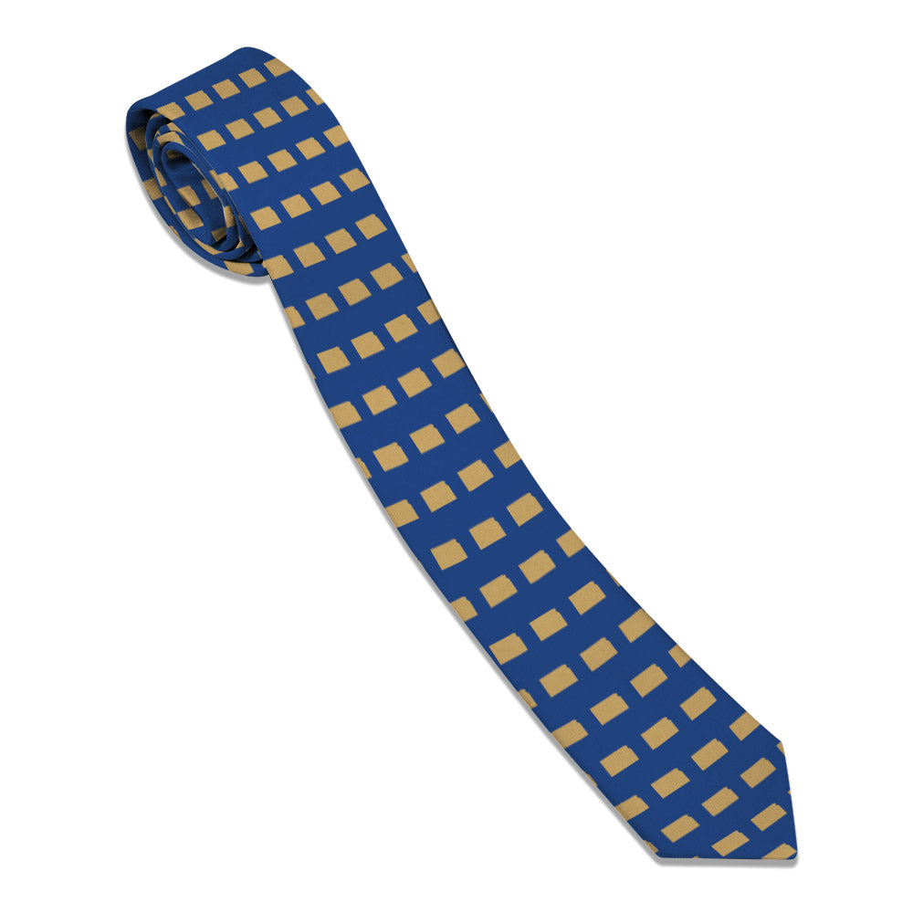 Kansas State Outline Necktie -  -  - Knotty Tie Co.
