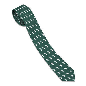 Michigan State Outline Necktie -  -  - Knotty Tie Co.