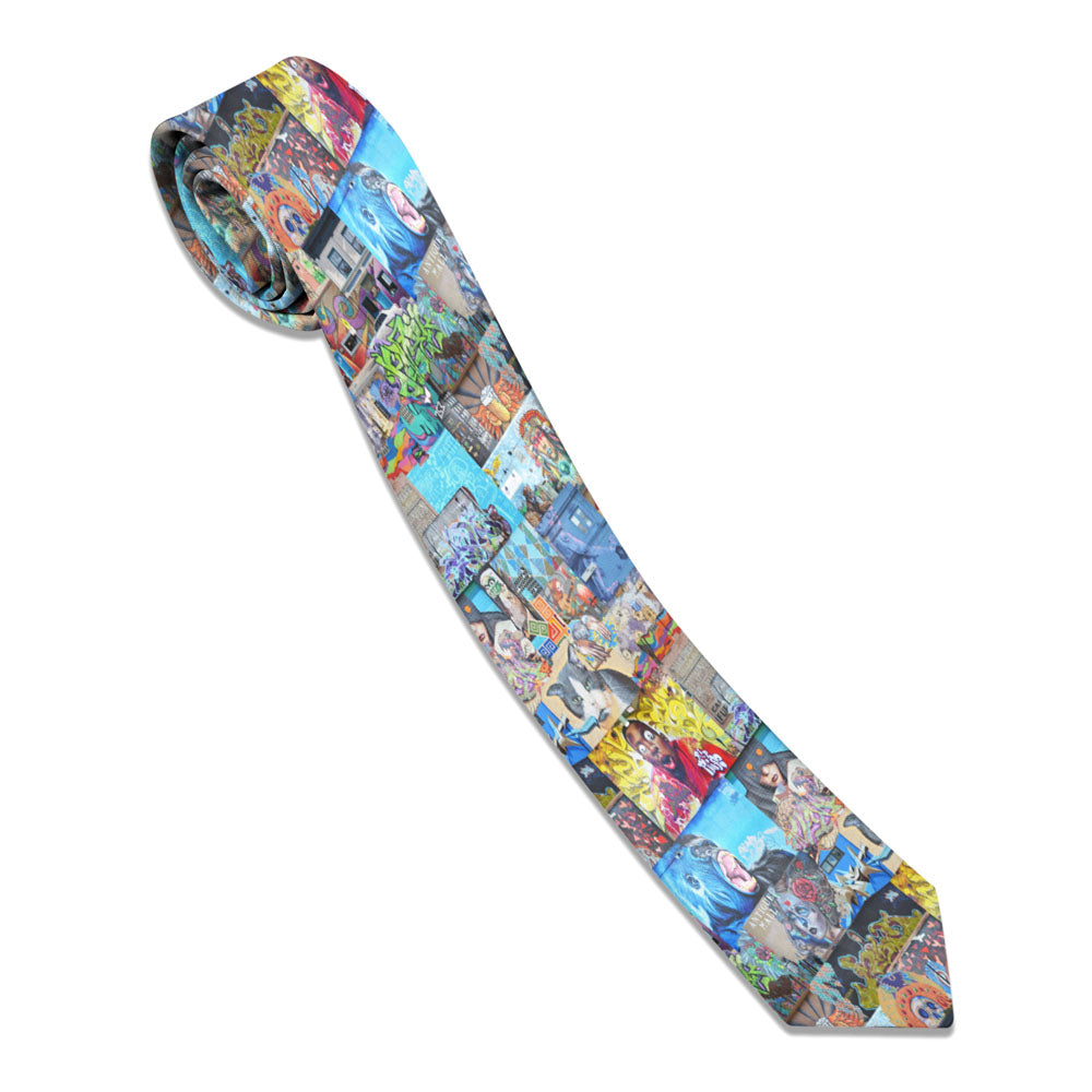 Lincoln Park Street Art Necktie -  -  - Knotty Tie Co.
