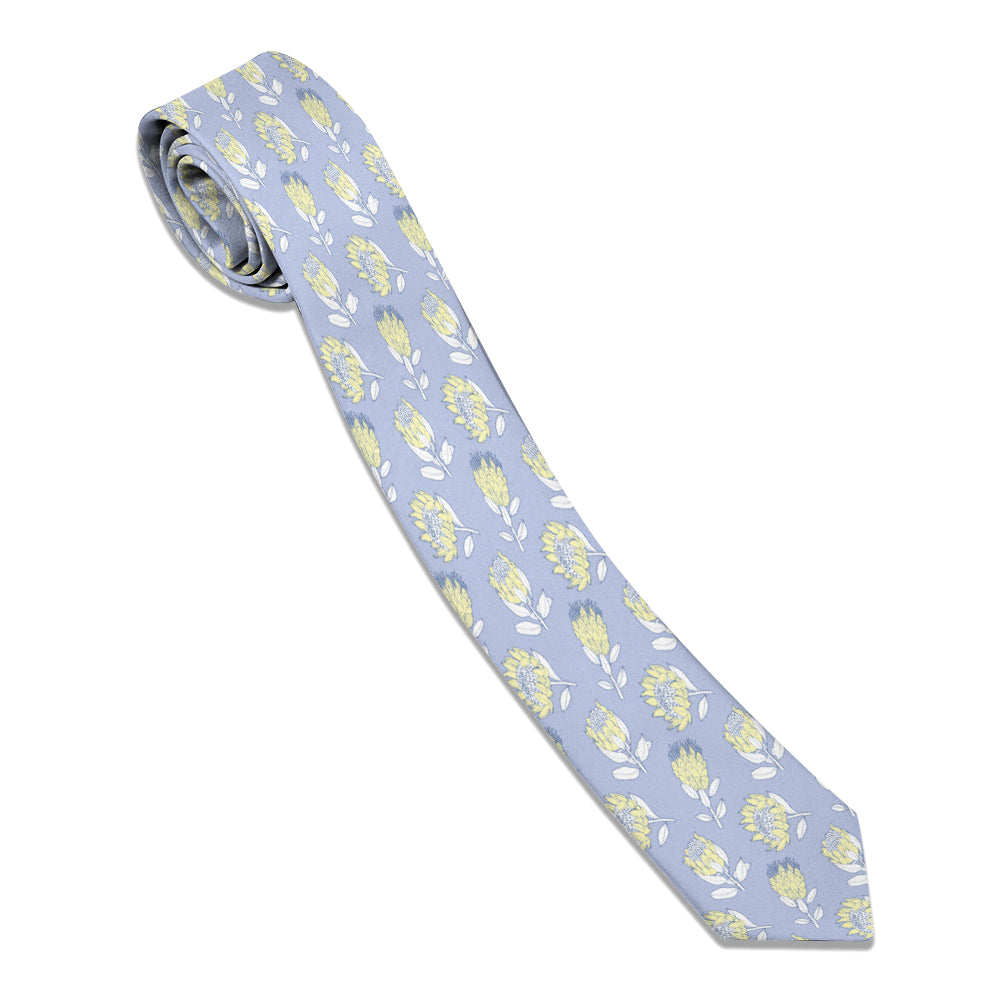 Protea Floral Necktie -  -  - Knotty Tie Co.