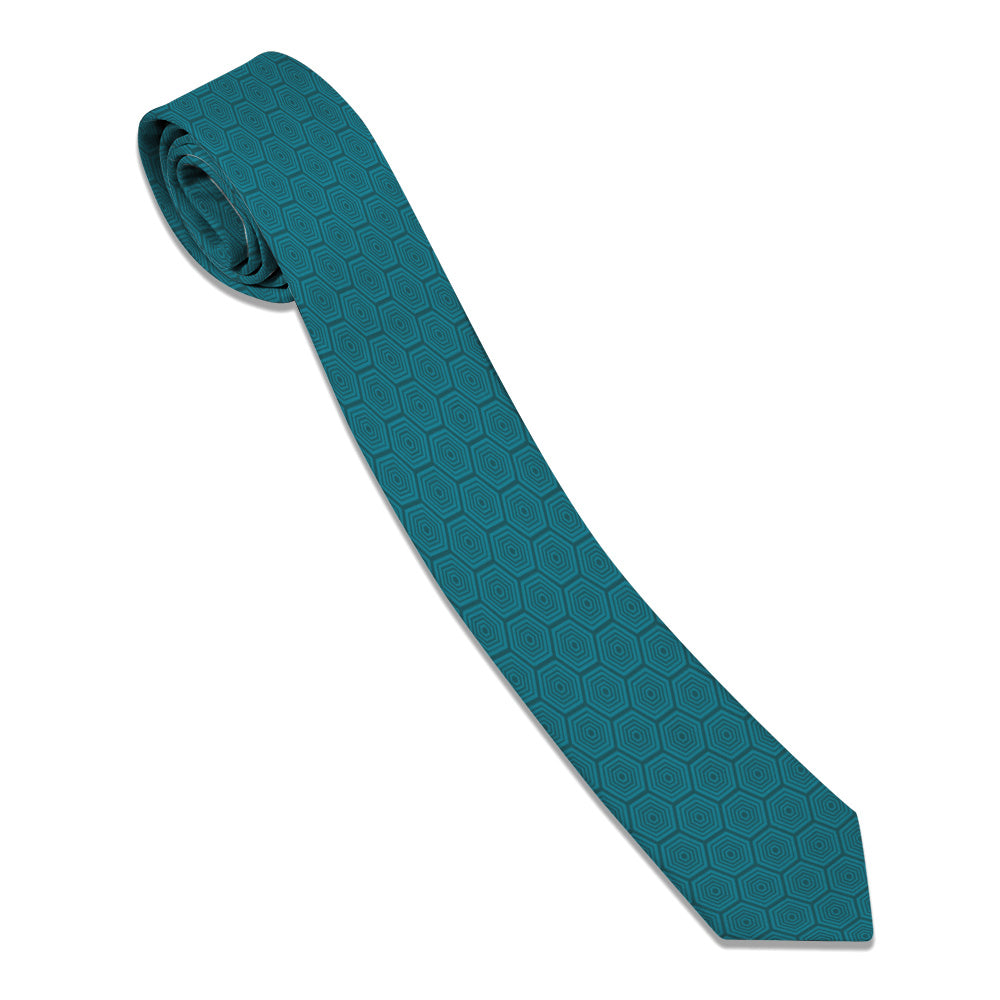 Tortoiseshell Geometric Necktie -  -  - Knotty Tie Co.