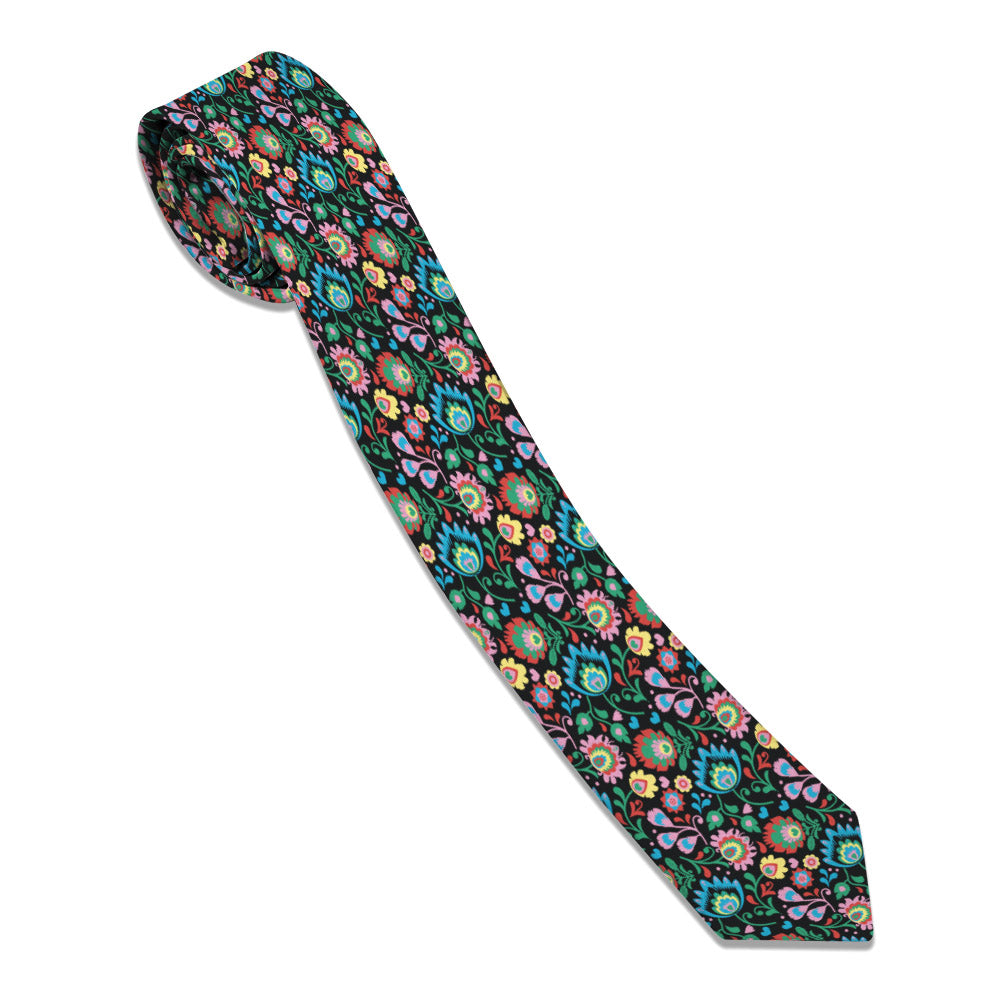 Electric Daisy Floral Necktie -  -  - Knotty Tie Co.