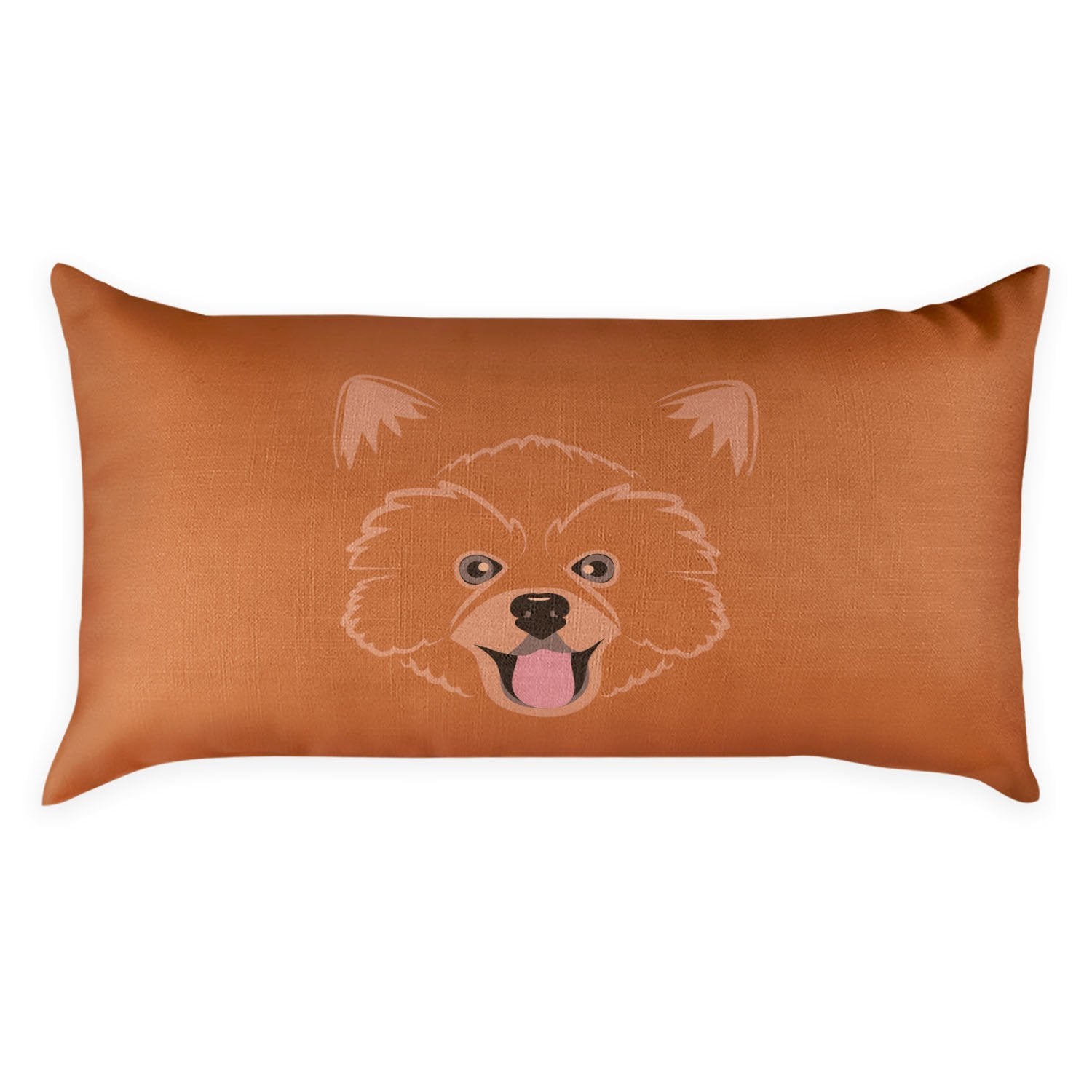Pomeranian Lumbar Pillow - Linen -  - Knotty Tie Co.