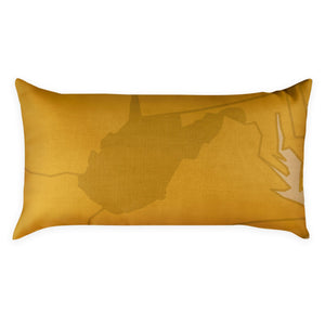 West Virginia Lumbar Pillow - Linen -  - Knotty Tie Co.