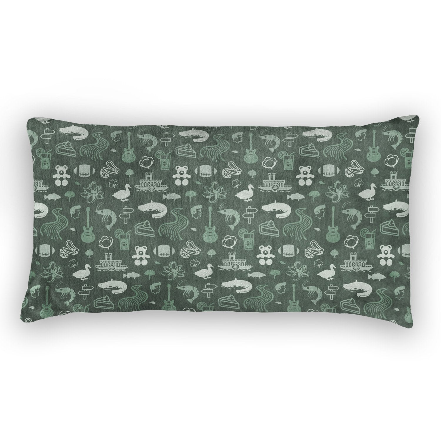 Mississippi Lumbar Pillow -  -  - Knotty Tie Co.