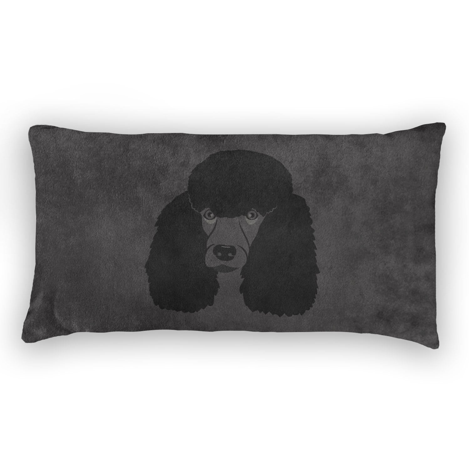 Poodle Lumbar Pillow - Velvet -  - Knotty Tie Co.