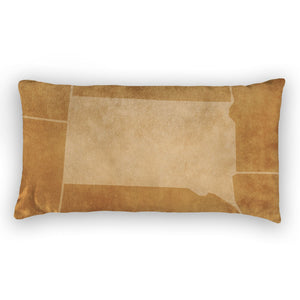 South Dakota Lumbar Pillow - Velvet -  - Knotty Tie Co.