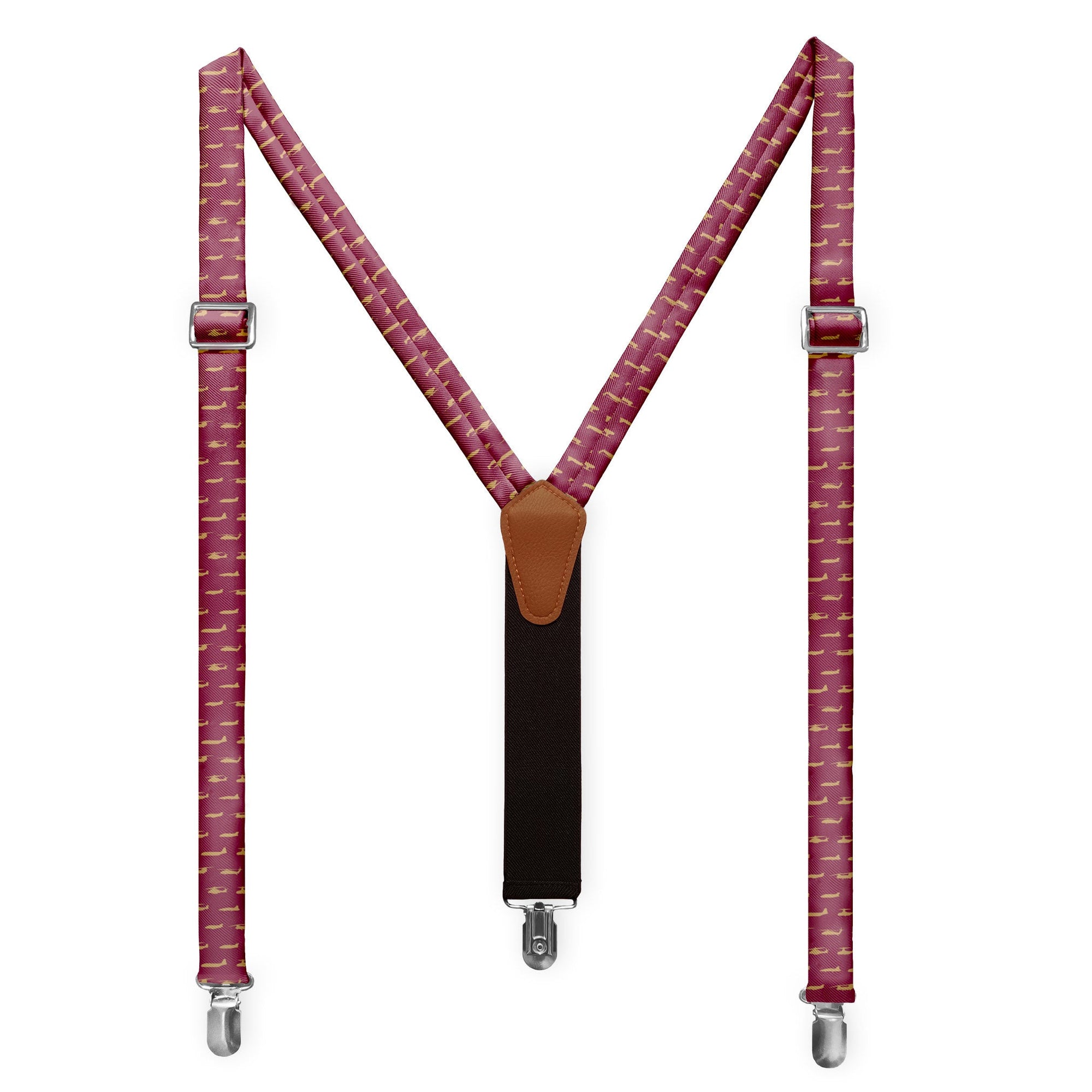 Marine Aircrafts Suspenders -  -  - Knotty Tie Co.