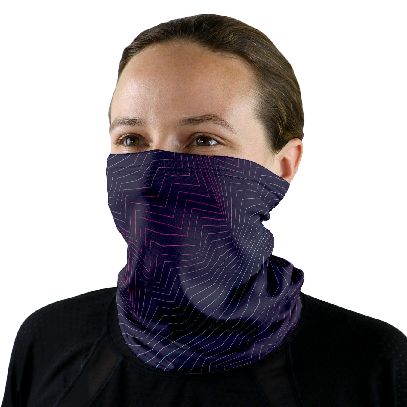 Aesthetic Neck Gaiter - Female Face - Knotty Tie Co.
