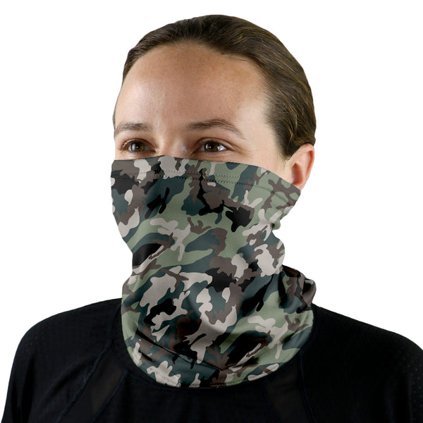 Camo Green Neck Gaiter Knotty Tie Co.