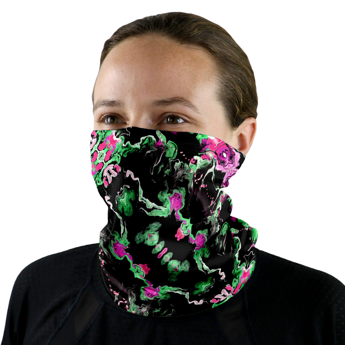 Green Flow Neck Gaiter - Regular - Knotty Tie Co.