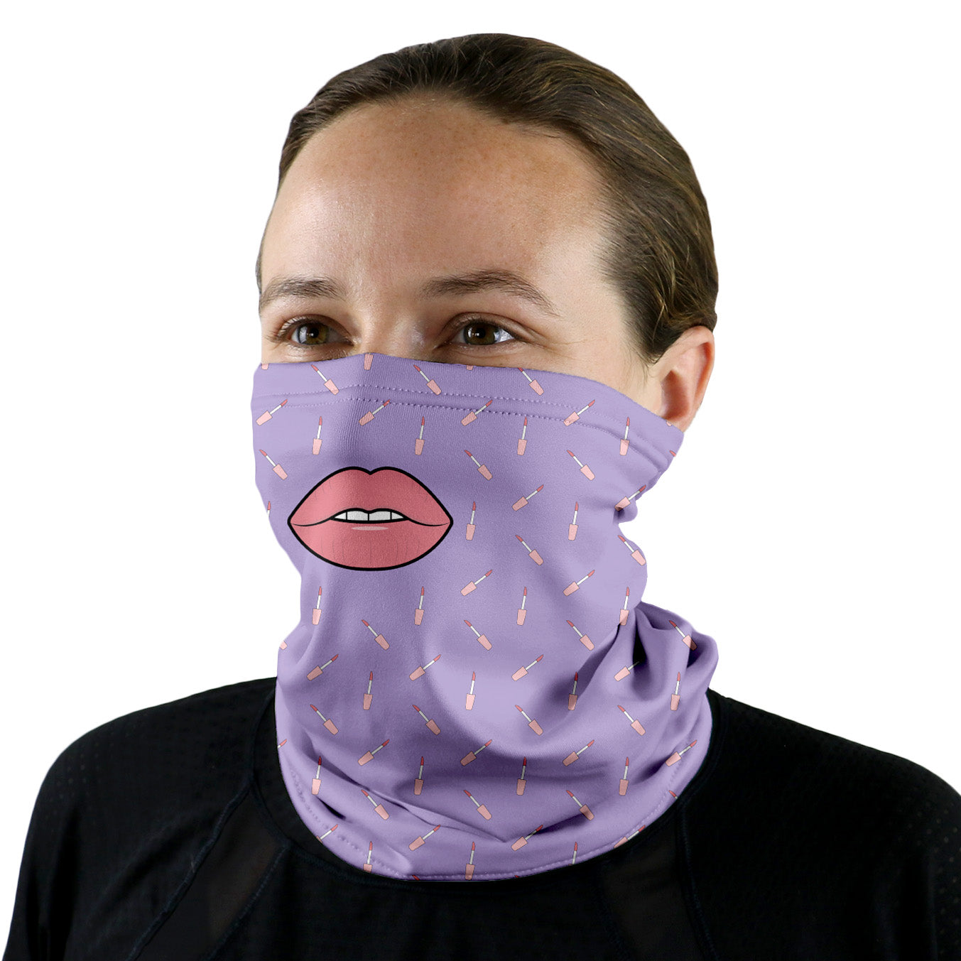 Lip Gloss is Poppin Neck Gaiter -  -  - Knotty Tie Co.
