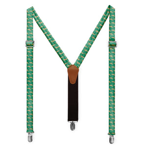 Massachusetts State Outline Suspenders -  -  - Knotty Tie Co.