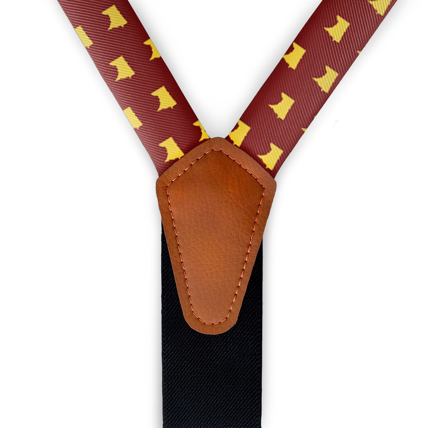 Minnesota State Outline Suspenders -  -  - Knotty Tie Co.