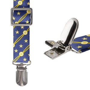Nautical Stripe Suspenders -  -  - Knotty Tie Co.