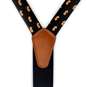 New Jersey State Outline Suspenders -  -  - Knotty Tie Co.