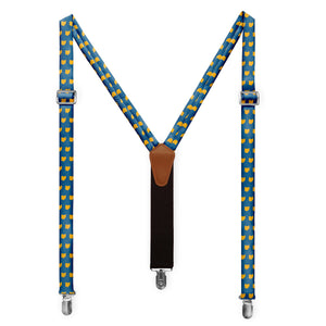 Ohio State Outline Suspenders -  -  - Knotty Tie Co.