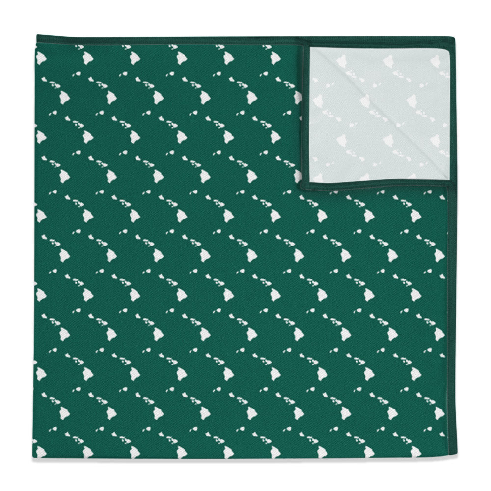 Hawaii State Outline Pocket Square -  -  - Knotty Tie Co.