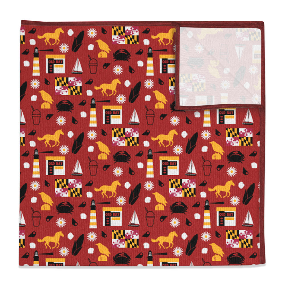 Maryland State Heritage Pocket Square -  -  - Knotty Tie Co.