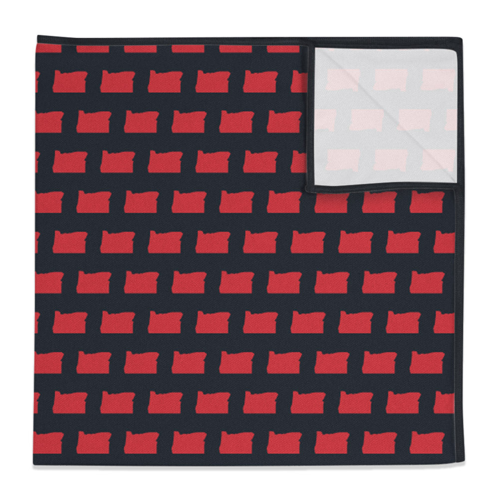 Oregon State Outline Pocket Square -  -  - Knotty Tie Co.