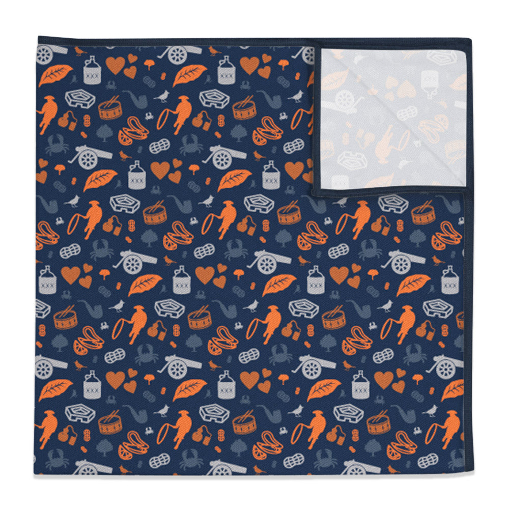 Virginia State Heritage Pocket Square -  -  - Knotty Tie Co.