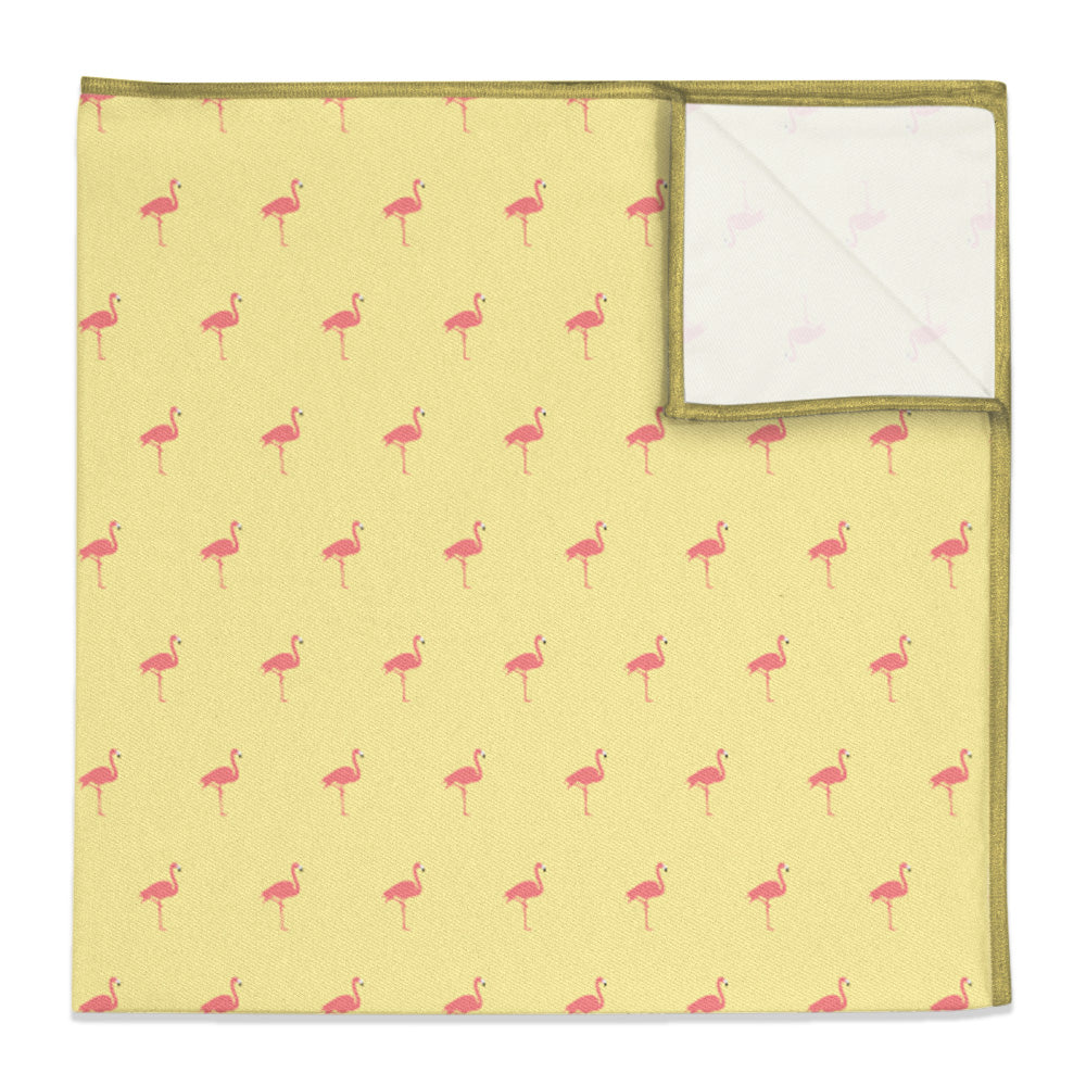 Flamingos Pocket Square -  -  - Knotty Tie Co.