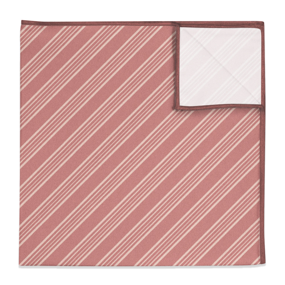 Archer Stripe Pocket Square - 12" Square -  - Knotty Tie Co.