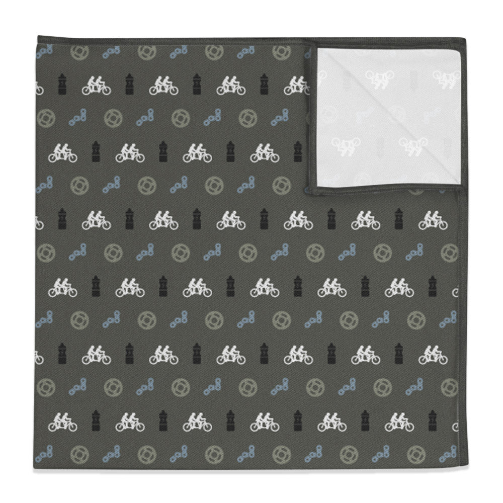Biking With Friends Pocket Square - 12" Square -  - Knotty Tie Co.
