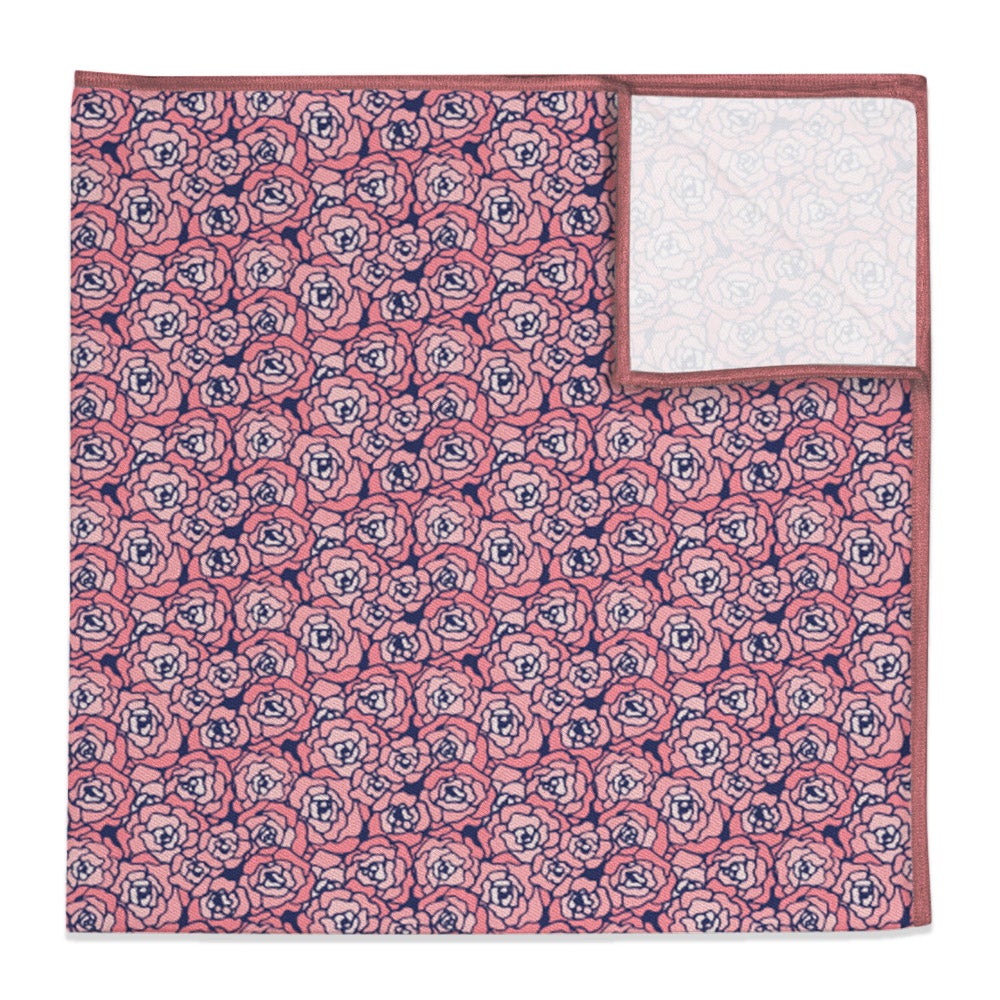 Carnation Mosaic Pocket Square - 12" Square -  - Knotty Tie Co.