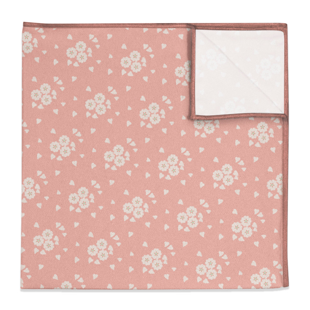 Cherry Blossom Pocket Square - 12" Square -  - Knotty Tie Co.