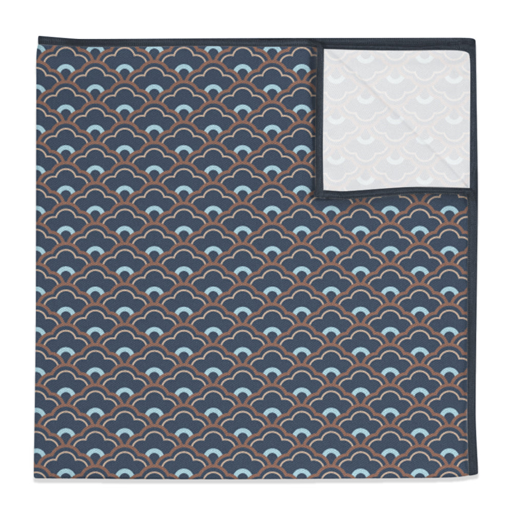 Clouds Geometric Pocket Square - 12" Square -  - Knotty Tie Co.