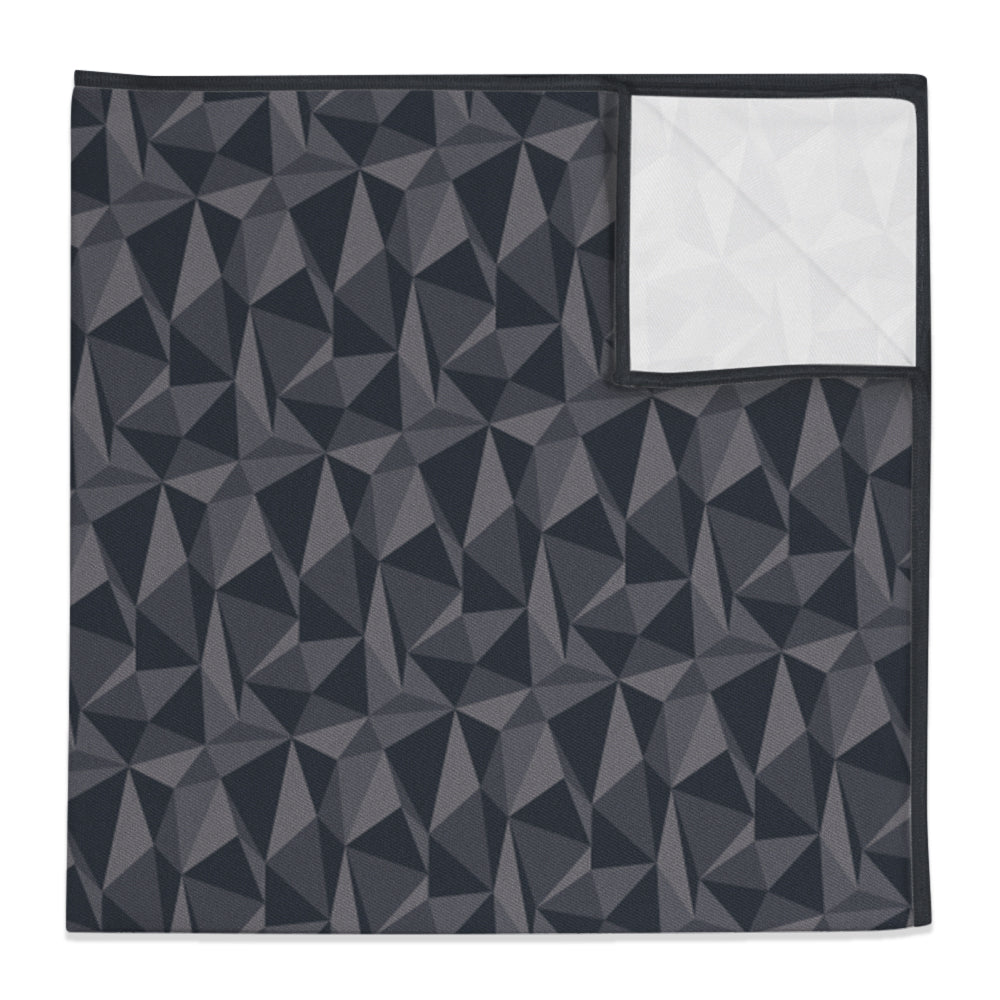 Crag Geometric Pocket Square - 12" Square -  - Knotty Tie Co.