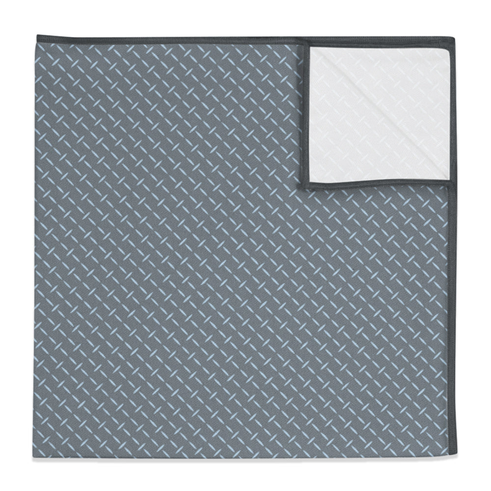 Crisscross Geometric Pocket Square - 12" Square -  - Knotty Tie Co.