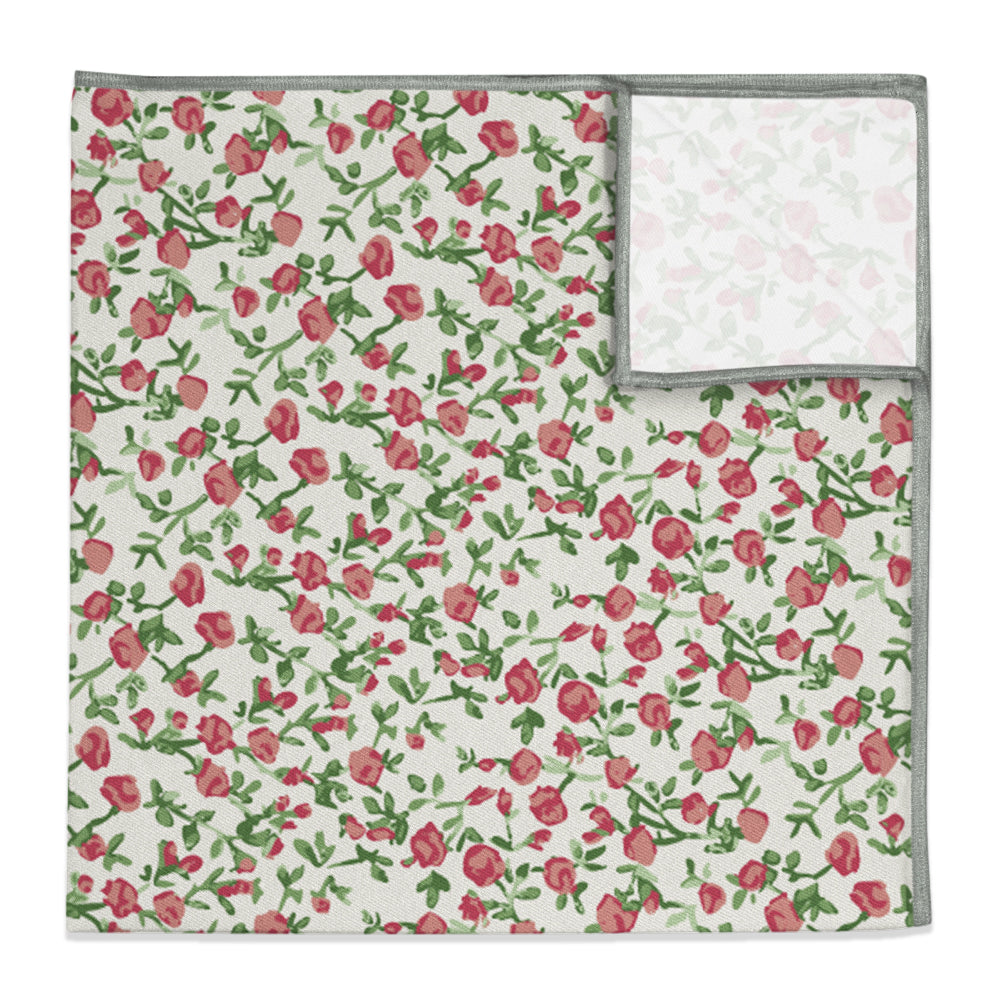 Edward Floral Pocket Square - 12" Square -  - Knotty Tie Co.