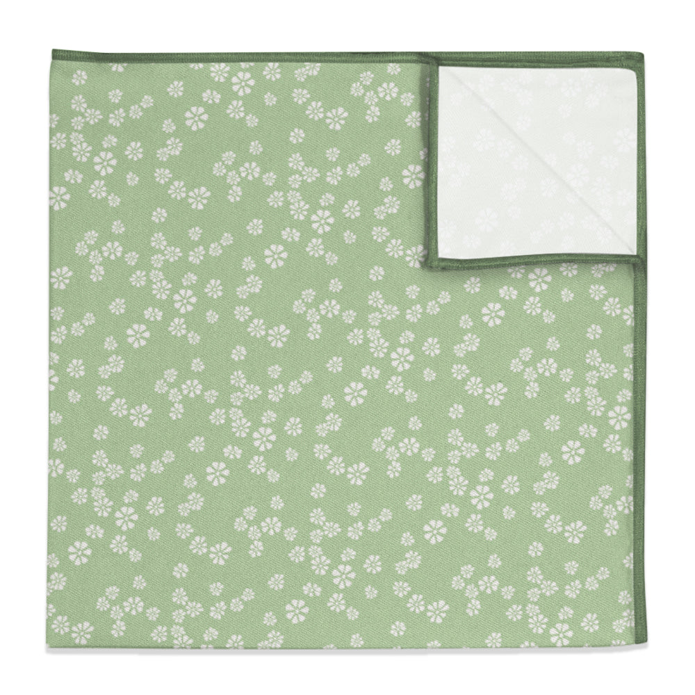 Floating Floral Pocket Square - 12" Square -  - Knotty Tie Co.