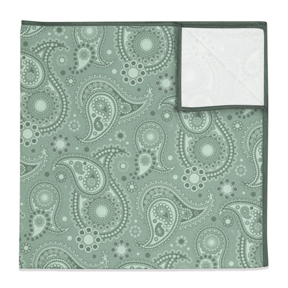 Goldie Paisley Pocket Square - 12" Square -  - Knotty Tie Co.