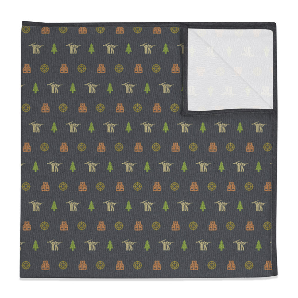 Hunting with Friends Pocket Square - 12" Square -  - Knotty Tie Co.