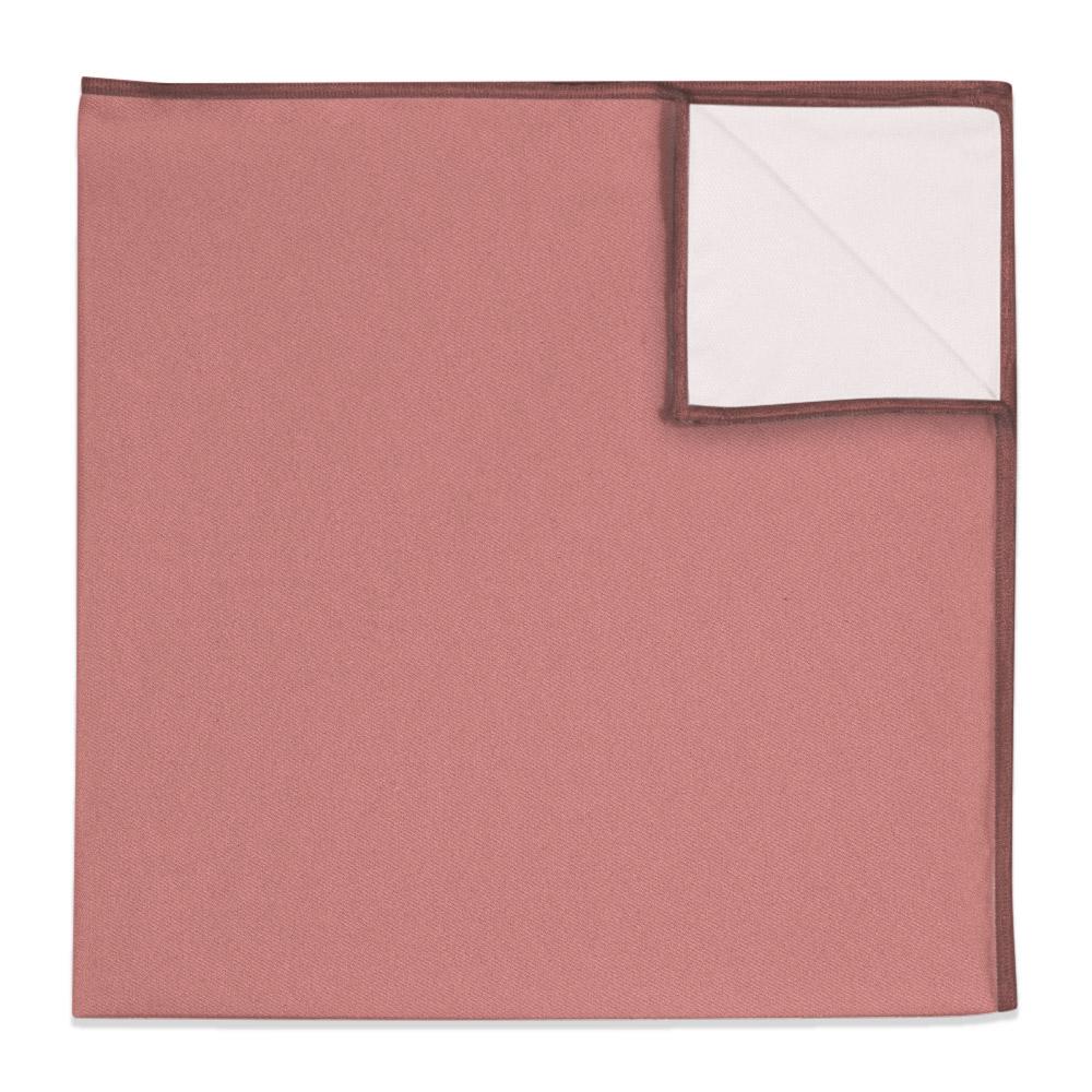 Solid KT Dusty Pink Pocket Square - 12" Square -  - Knotty Tie Co.